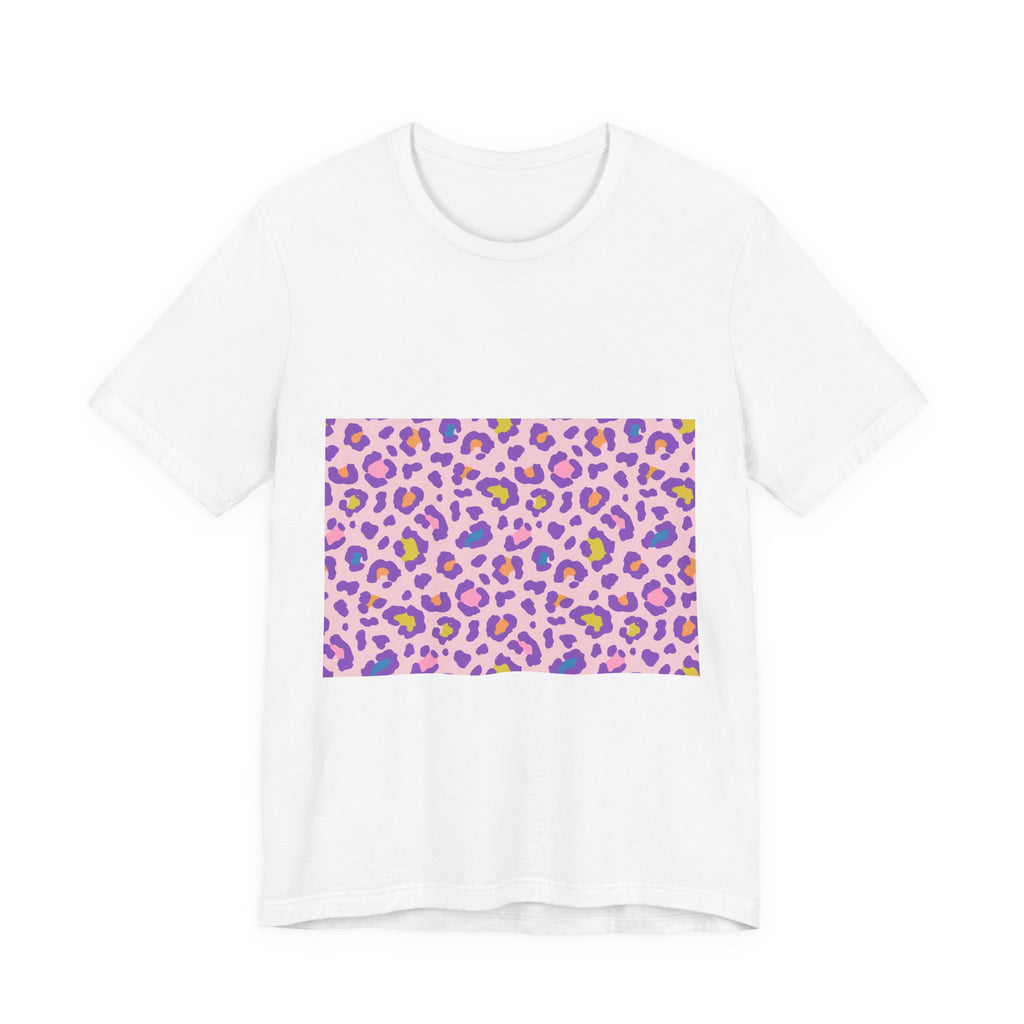 Pink Purple Leopard Print Tee