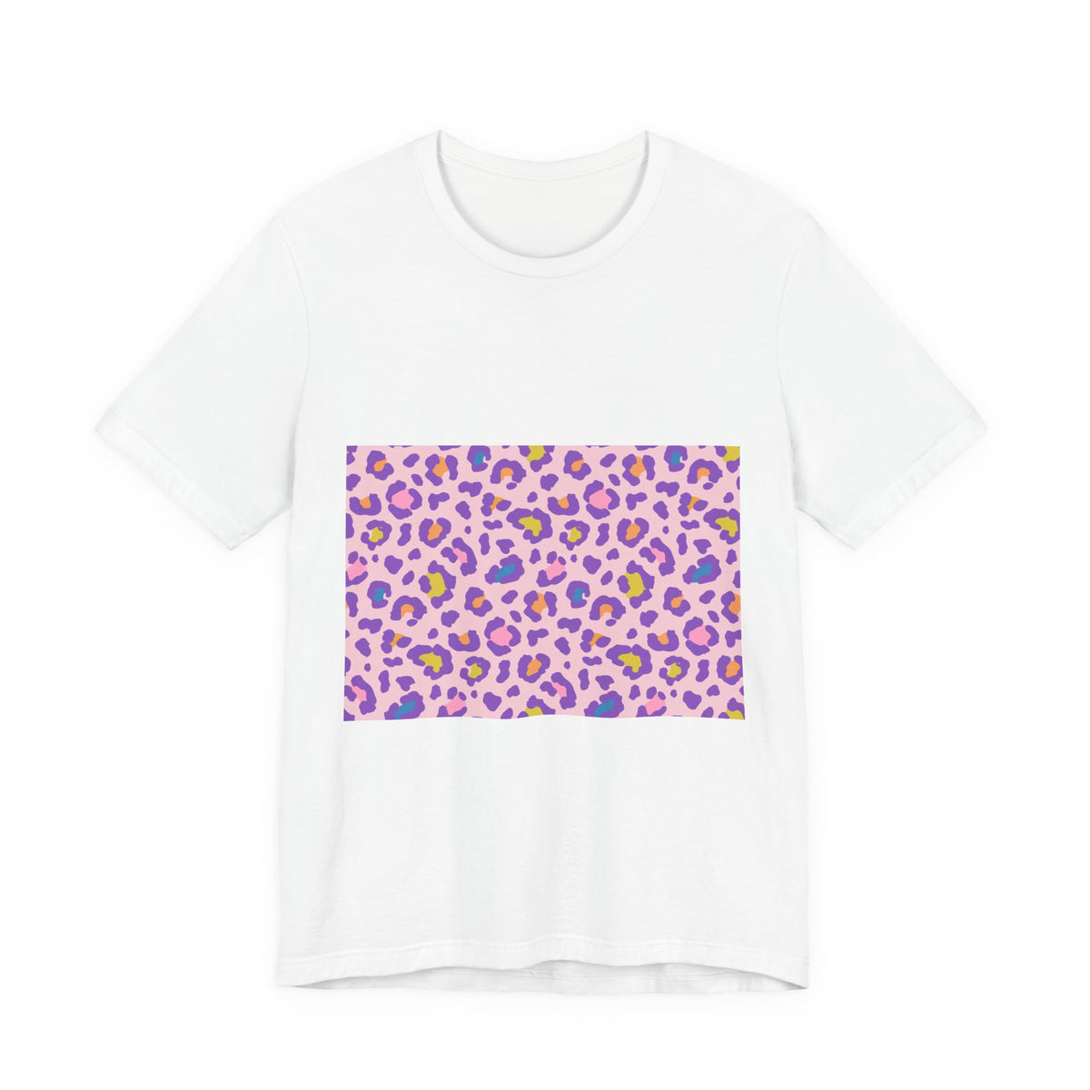 Pink Purple Leopard Print Tee
