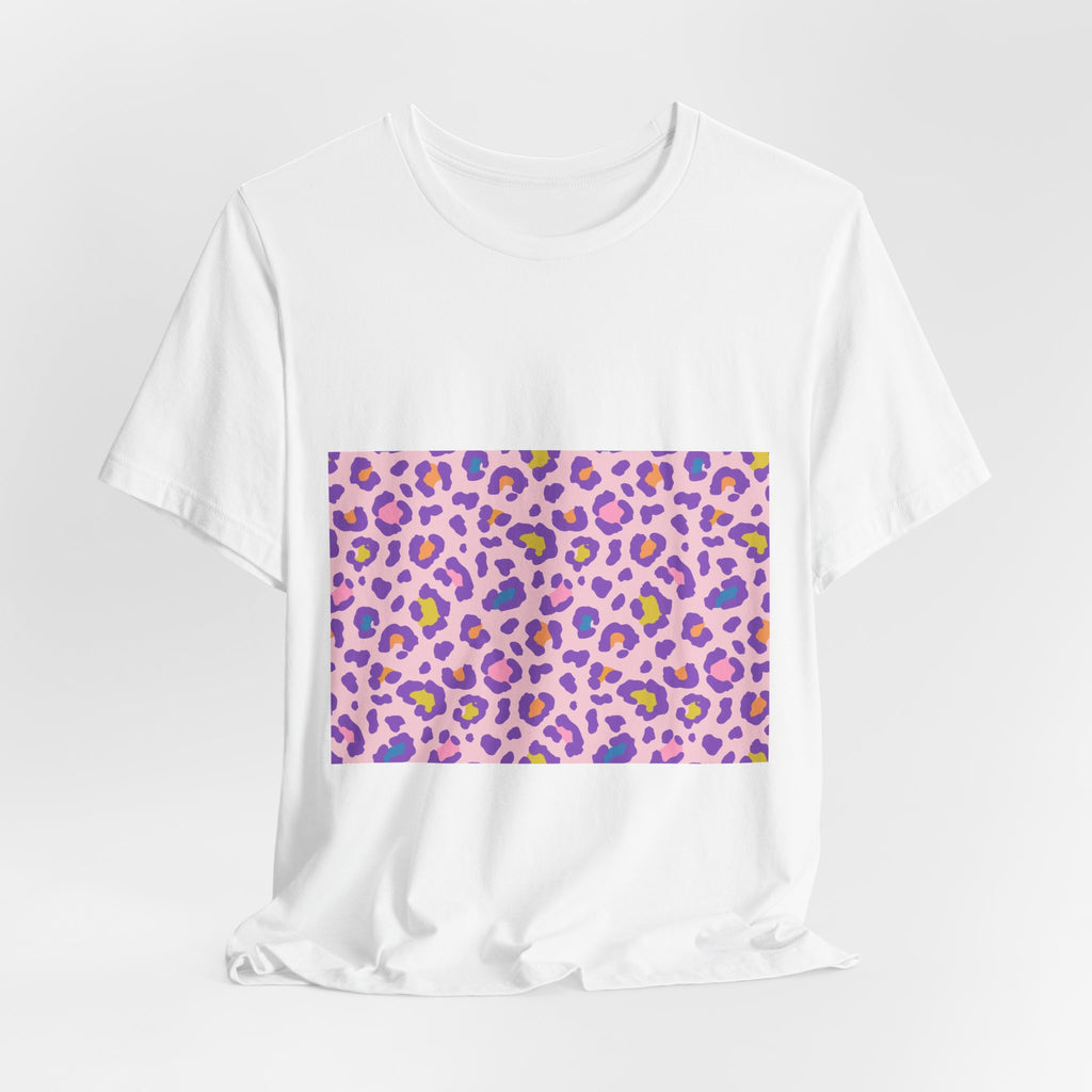 Pink Purple Leopard Print Tee