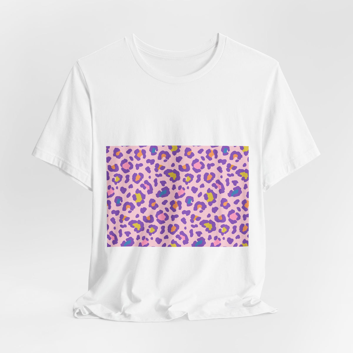 Pink Purple Leopard Print Tee