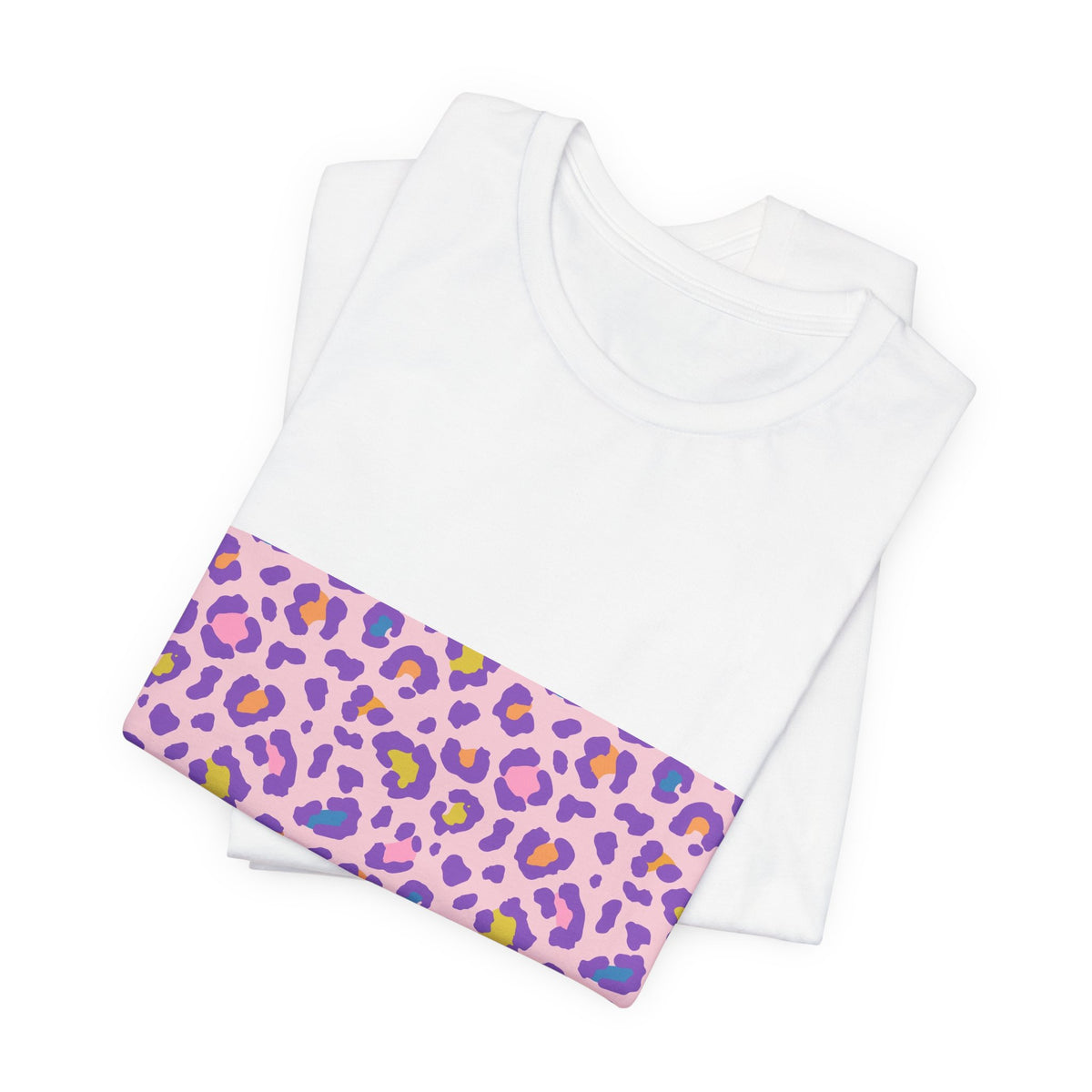 Pink Purple Leopard Print Tee