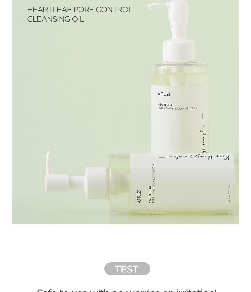 ANUA Heartleaf Pore Control Oil Facial Cleanser